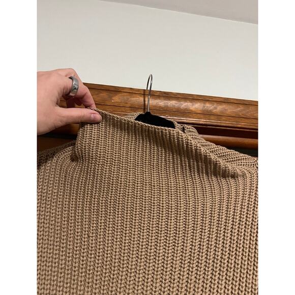 Wilfred Women's Montpellier Turtleneck Sweater Heather Constant Camel Size M - Picture 3 of 10